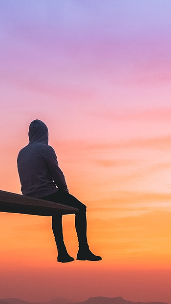Alone, Alone Man HD phone wallpaper