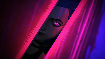 Arcane: League of Legends, Jinx in the spotlight, Engrossing TV series, Stunning lock screen HD wallpaper