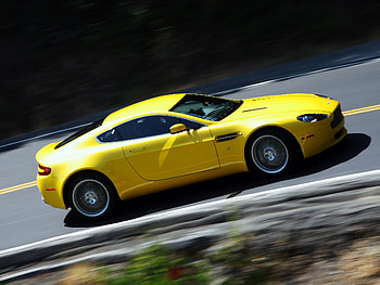 Auto, Aston Martin, Cars, Side View, Speed, 2008, V8, Vantage HD wallpaper