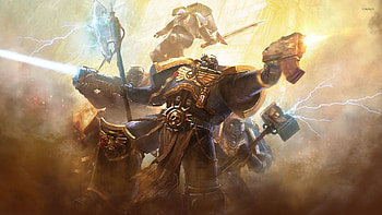 Warhammer 40,000 - Space Marines jpg HD wallpaper