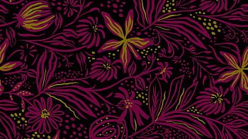 Pink Floral pattern, abstract HD wallpaper