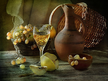 for Andonia, table, grape, bag, wine HD wallpaper