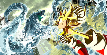 Super Sonic vs Chaos | Sonic Adventure Showdown, Sonic Adventure, Super Sonic, Chaos (Sonic The Hedgehog) HD wallpaper