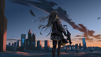 Ump45 Girls Frontline , girls-frontline, anime-girl, anime HD wallpaper
