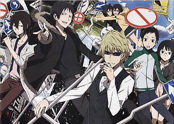 DuRaRaRa!!, durarara, izaya, mikado, anri, shizuo HD wallpaper