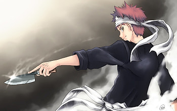 Food Wars, wars, food, battle, chef, knife HD wallpaper