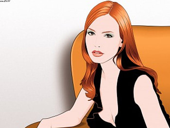 Alicia Witt, chair, witt, sitting, alicia, drawing HD wallpaper