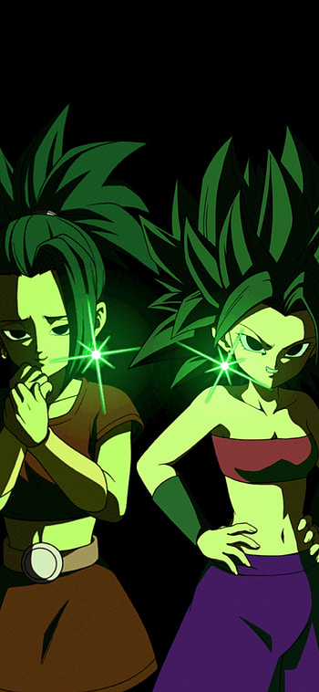 We are Kefla, Caulifla, Anime, DBS, DragonBall, Amoled, Kale, Potara, Green, Dokkan HD phone wallpaper