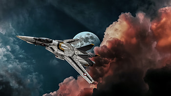 Macross Veritech Fighter — Robotech : Moonlit Strike, Robotech, Macross HD wallpaper