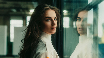Girl Beside The Window, girls, model HD wallpaper