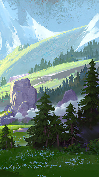 fantasy, landscape, fantasy landscape HD phone wallpaper