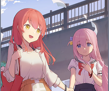 Hitori Gotou & Ikuyo Kita, Ikuyo Kita, Hitori Gotou, Anime, Bocchi the Rock! HD wallpaper