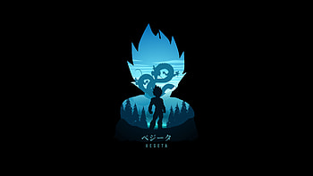 Vegeta Minimal Dark , vegeta, dragon-ball, anime, dark, black, oled, artist, artwork, digital-art HD wallpaper