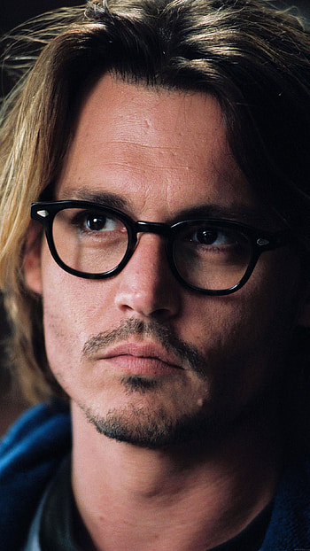 Johnny Depp, , Glass film actor HD phone wallpaper