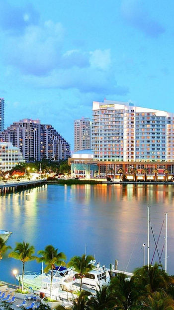 Miami travels, Florida , Stunning visuals, Serene HD phone wallpaper