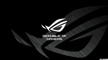 Asus ROG (Republic of Gamers) - ROG Classic Dark LOGO, Rog Black HD wallpaper