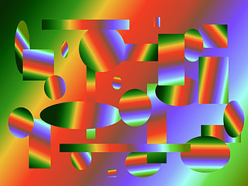 TROPICAL DREAM, colours, abstract, form, tropical HD wallpaper