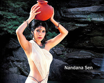 nandana, sexy, white, black, girls, models, people HD wallpaper
