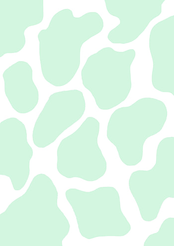 Cow print, green HD phone wallpaper
