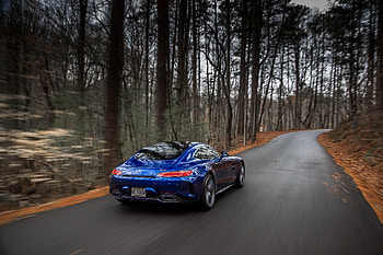 2018 Mercedes AMG GT C Rear, mercedes-amg-gtc, mercedes, 2018-cars, cars HD wallpaper