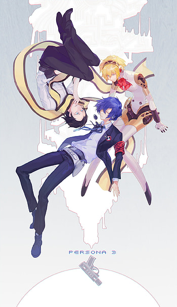 Aigis, Ryoji and Minato, Persona 3 HD phone wallpaper