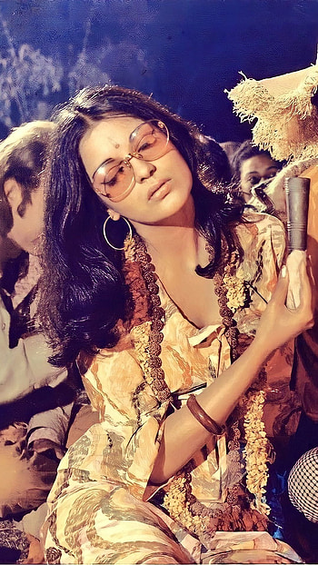 Zeenat Aman, dumaro dum, bollywood actress, vintage HD phone wallpaper