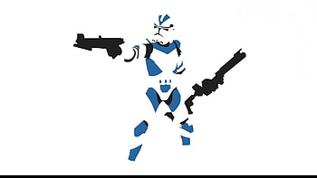 Star Wars, Clone Trooper, Minimalism HD wallpaper