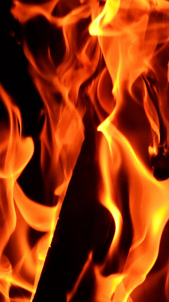 Fire, Bonfire Fire HD phone wallpaper