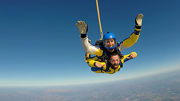 Skydive Porto, Parachuting HD wallpaper