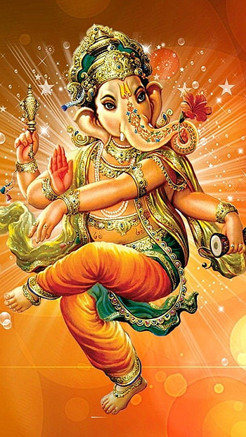 Bal Ganesh, Beautiful Background HD phone wallpaper
