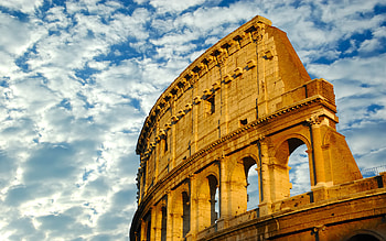 The Colosseum in Rome, , Iconic landmark, Majestic structure HD wallpaper