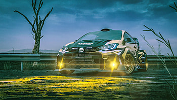 Rallycross Toyota Yaris , toyota-yaris, toyota, cars, 2021-cars, artstation HD wallpaper