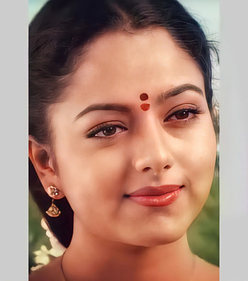 Soundarya, actress, lip HD phone wallpaper