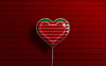 I Love Zamora, , realistic balloons, red wooden background, Day of Zamora, spanish provinces, flag of Zamora, Spain, balloon with flag, Provinces of Spain, Zamora flag, Zamora HD wallpaper