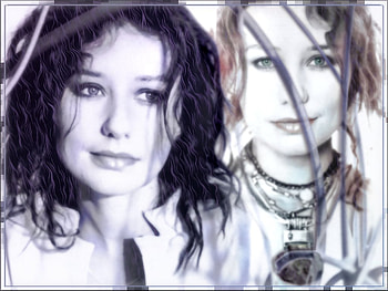 Tori Amos, tori, goddess, 2 toned, black and white HD wallpaper