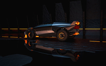 Cyberpunk Edition, Lancia Stratos HD wallpaper