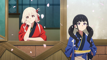 Anime, Lycoris Recoil, Lycoris Recoil -Friends are thieves of time.-, Takina Inoue, Chisato Nishikigi HD wallpaper