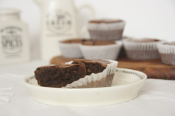 Brownie, Muffins HD wallpaper
