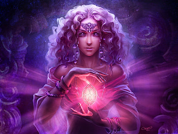 Fantasy, Art, Girl, Pendant, Coulomb, Uildrim HD wallpaper