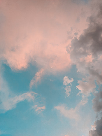 Peace, cloud, sky, moon HD phone wallpaper