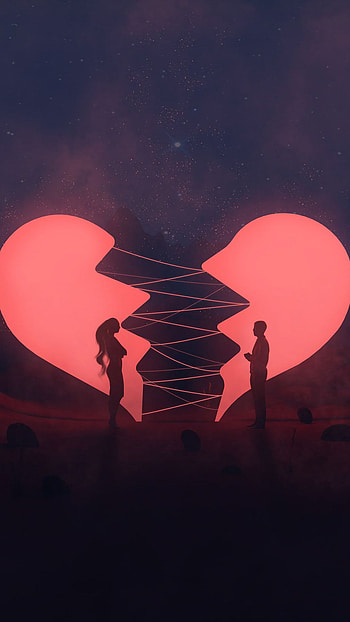Broken Heart, heart touching sad, heart touching, sadd HD phone wallpaper