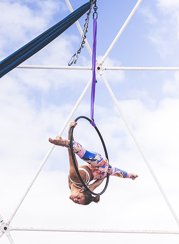 Aerial hoop, Acrobatic Sports HD phone wallpaper