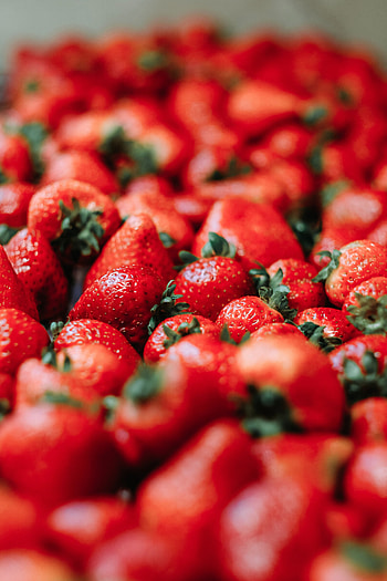 Food, Strawberry, Berries, Ripe, Juicy HD phone wallpaper