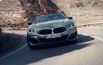BMW M850i xDrive Cabrio, , highway, 2022 cars, front view, G14, german cars, BMW G14, 2022 BMW 8-series Cabrio, BMW HD wallpaper