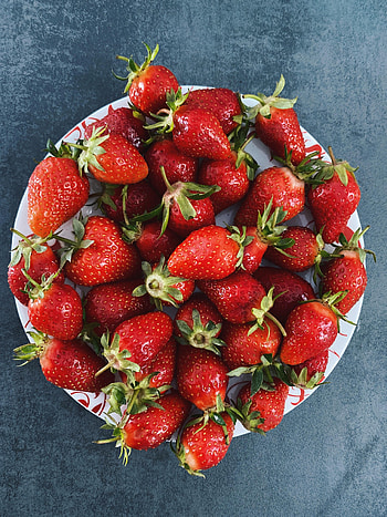 Fruits, Food, Strawberry, Texture, Berry HD phone wallpaper