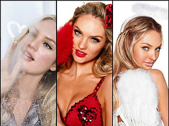 Candice Swanepoel, wings, white, model, blue eyes, blonde, girl, angel, beauty, woman, cehenot, feather, red, glass, heart, victoria s secret HD wallpaper