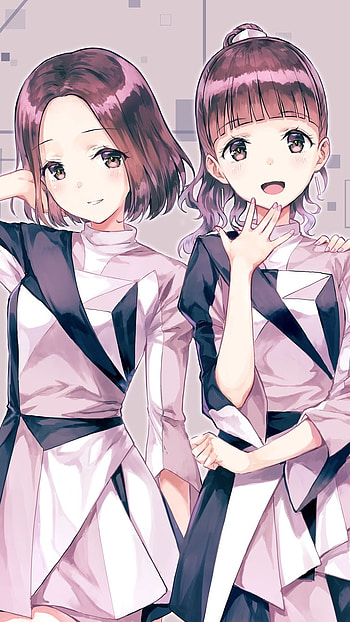 3 Friends, Purple Theme, anime HD phone wallpaper
