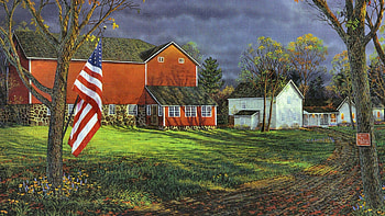 Alliegence to the Flag f, alliegence, art, 4th of July, flag, illustration, celebration, artwork, occasion, wide screen, holiday, patriotism, painting HD wallpaper