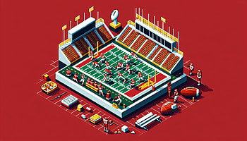 Kansas City Chiefs Stadium Illustration, Kansas City Chiefs, animation, teamwork HD wallpaper