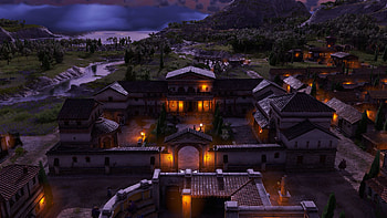 Anno 117: Pax Romana — Nightfall, video game, Anno 117: Pax Romana HD wallpaper